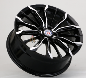 картинка Диски  iV-151 R18 8J ET35 5X112  Black+silver магазин  StreetTuning 