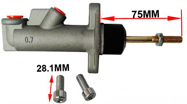картинка Рабочий цилиндр для гидравлического ручника 0,7 бар магазин  StreetTuning 