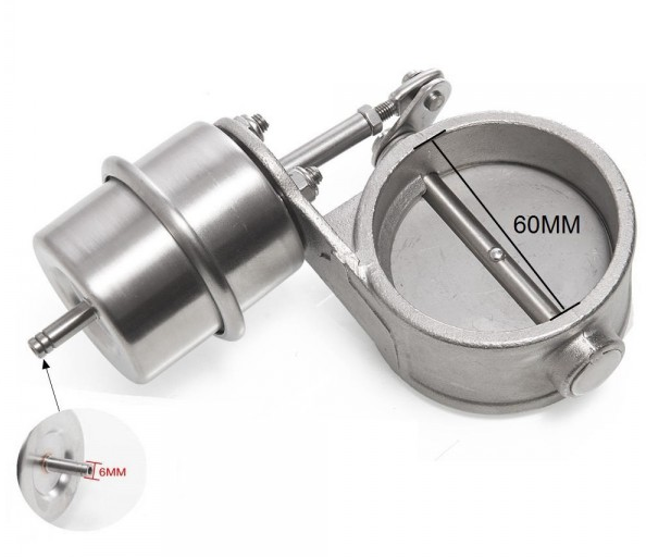 картинка Вакуумная заслонка-дроссель для выхлопа 60 мм (закрытая) магазин  StreetTuning 