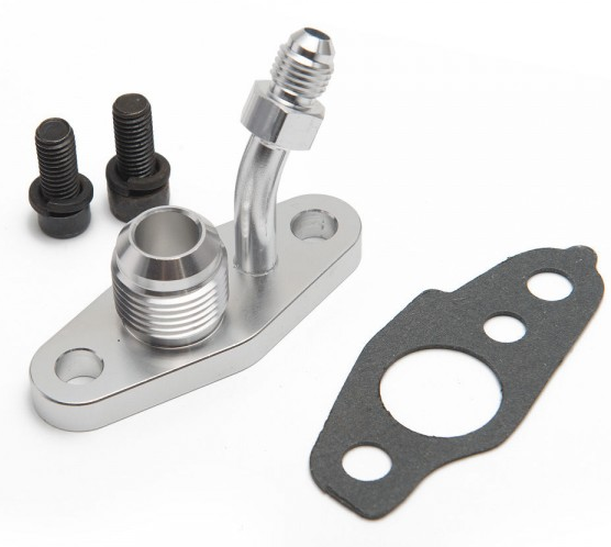 картинка Адаптер - подача и слив масла с турбины - Toyota CT20 CT26 4AN 10AN магазин  StreetTuning 