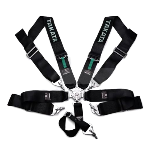 картинка Ремень безопасности 5-ти точечный TAKATA Style Camlock , черный магазин  StreetTuning 