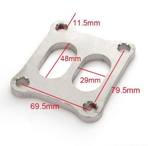 картинка Фланец под турбину CT26 Toyota MR2 Supra магазин  StreetTuning 