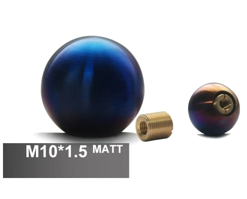 картинка Ручка КПП Шарик M10*1.5 , неохром под титан магазин  StreetTuning 