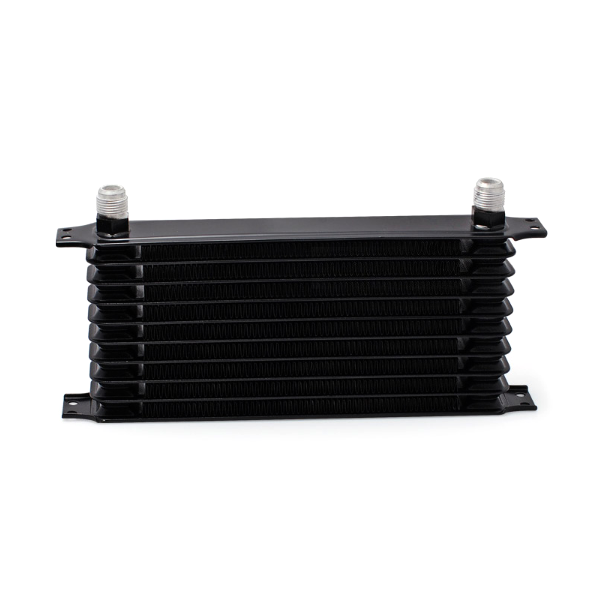 картинка Масляный кулер 10-ти рядный, под фитинг AN10, цвет чёрный. магазин  StreetTuning 