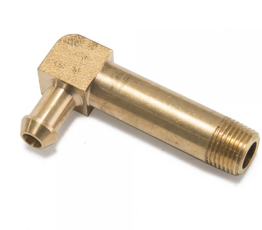 картинка Адаптер-сосок под вакуум T2, T25, T28, T3, T34 & T4, 90 гр 1/8 "27 npt магазин  StreetTuning 