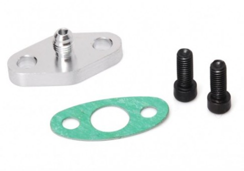 картинка Фланец для слива масла T3 T4 T04 GT40 GT55 - AN4 магазин  StreetTuning 