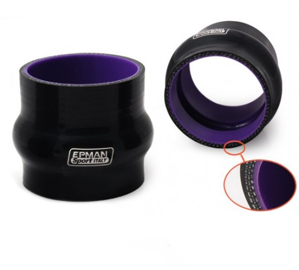 картинка Силиконовый патрубок Epman демпферный 89 мм, 0 гр. магазин  StreetTuning 