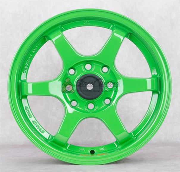 картинка Диски Volk Racing TE37 R14 J5,5 ET38 4X100/4X114,3 green магазин  StreetTuning 