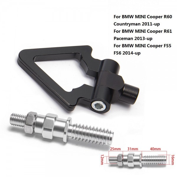 картинка Буксировочный крюк "Стрелка" для BMW MINI Cooper, черный магазин  StreetTuning 