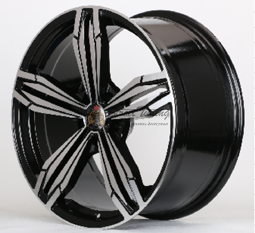 картинка Диски  iV-174 R19 8.5J ET35 5X112  Black+silver магазин  StreetTuning 