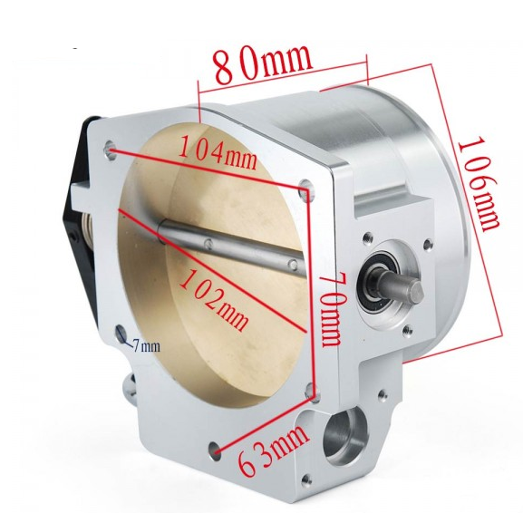 картинка Дроссельная заслонка для GM LS1 Ls2 Ls4 Ls6 Ls7 100 мм магазин  StreetTuning 