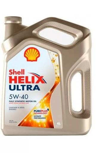 картинка Синтетическое моторное масло Shell Helix Ultra 5W-40 - 4 л магазин  StreetTuning 