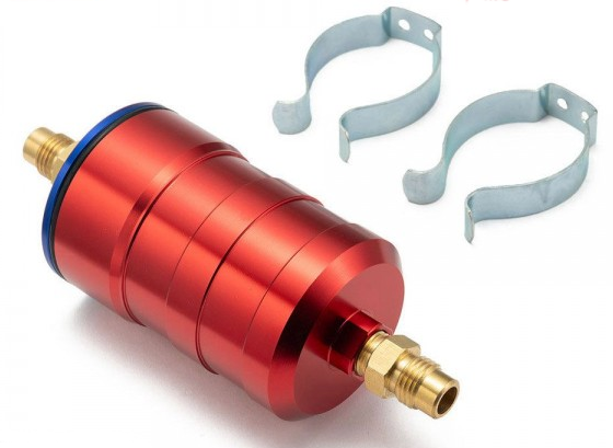 картинка Топливный фильтр EPMAN Sport, красный, фитинги JIC 6 магазин  StreetTuning 