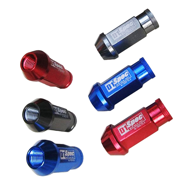 картинка Комплект гаек D1 Spec 52 мм, красные М12 х 1.5 магазин  StreetTuning 