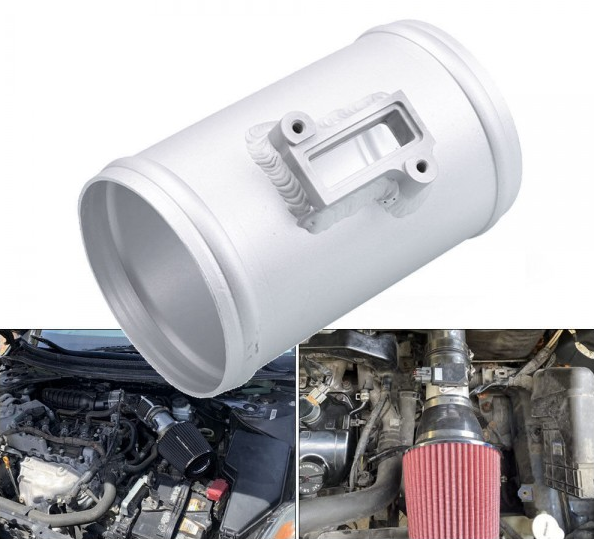 картинка Пайп-адаптер под датчик ДМРВ Toyota/Mazda/Subaru для нулевика, 76 мм магазин  StreetTuning 