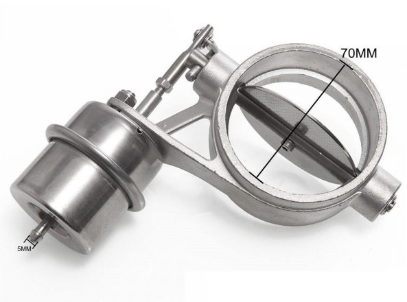 картинка Комплект вакуумной заслонки для регулировке громкости выхлопа 70мм (открытая) магазин  StreetTuning 