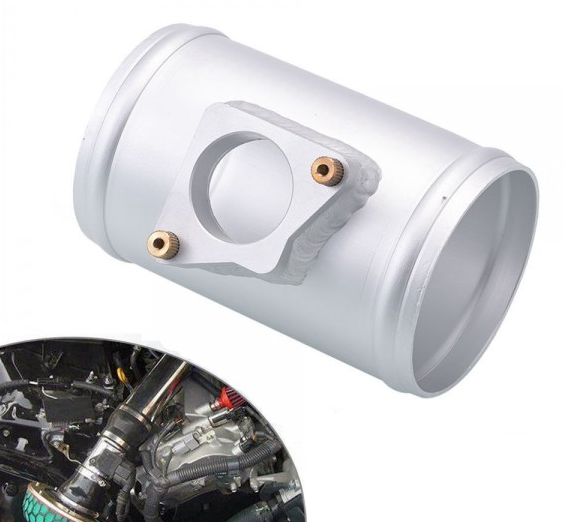 картинка Пайп-адаптер под датчик ДМРВ Toyota/Mazda/Subaru для нулевика, 76 мм магазин  StreetTuning 