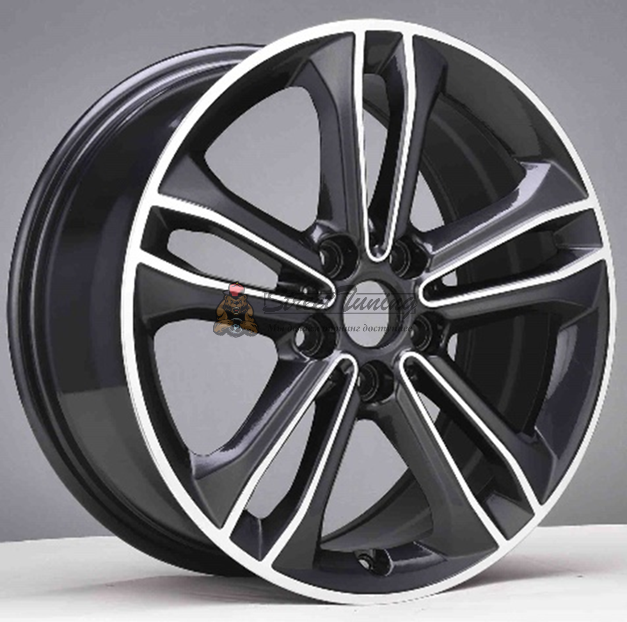 картинка Диски BMW Orbit Grey R17 J7.5 ET54 5X112 gray+polished магазин  StreetTuning 