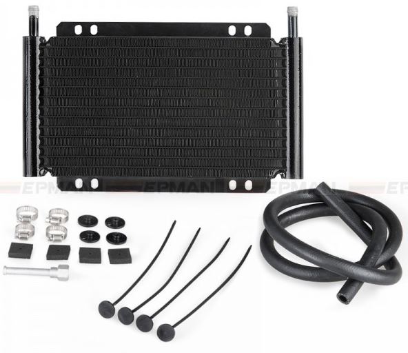 картинка Масляный радиатор трансмиссионный, 600 серия. черный, 13 рядов магазин  StreetTuning 