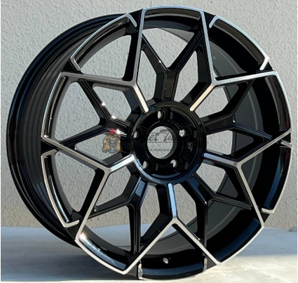 картинка Диски TECHART Daytona II Style  R19 8.5J ET40 5X108 Black+Silver магазин  StreetTuning 