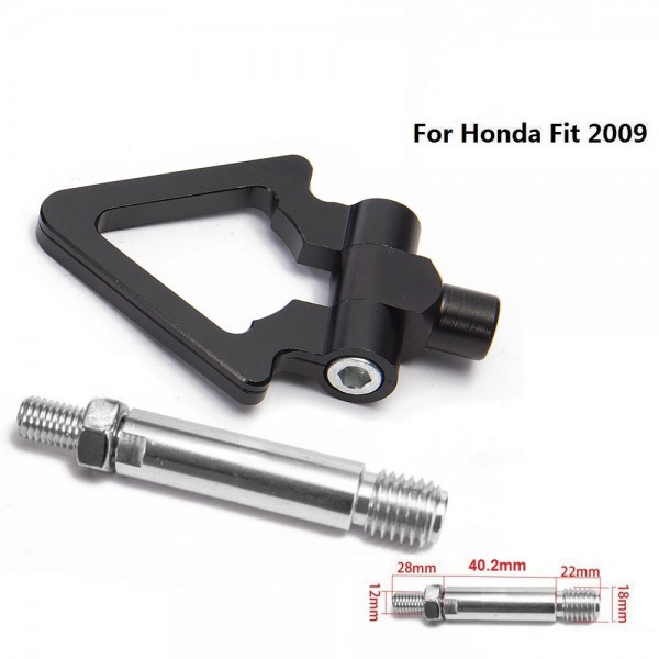 картинка Буксировочный крюк "Стрелка" для Honda Fit 2009, черный магазин  StreetTuning 