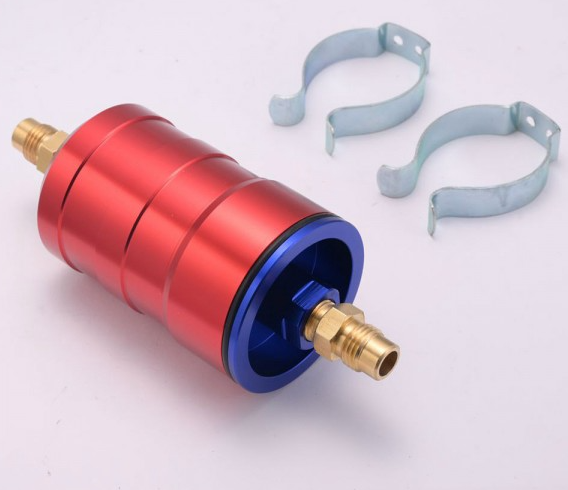 картинка Топливный фильтр EPMAN Sport, красный, фитинги JIC 6 магазин  StreetTuning 