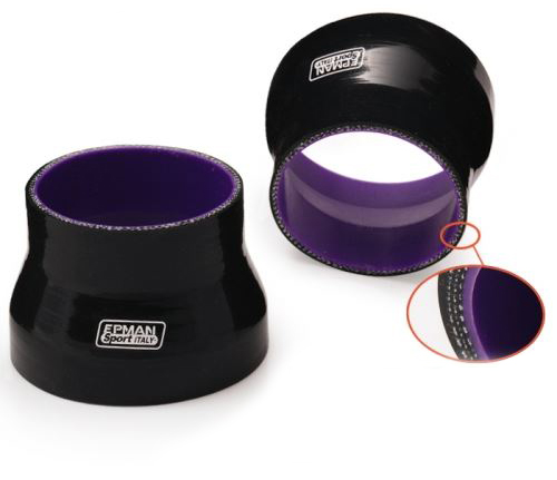 картинка Силиконовый патрубок Epman переходной 80-89 мм, 0 гр. магазин  StreetTuning 