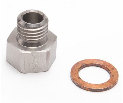 картинка Переходник под сенсор температуры M12x1.5 - 1 / 8NPT магазин  StreetTuning 