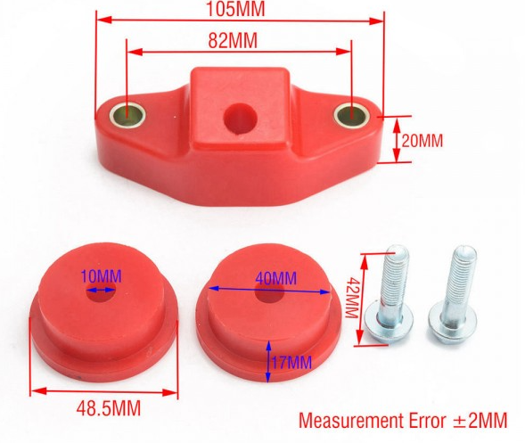 картинка Полиуретановые втулки для кулисы Subaru Impreza WRX BRZ Forester Legacy 5 мкпп магазин  StreetTuning 