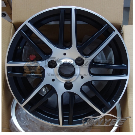 картинка Новые диски для Smart R16 3X112 ET24 J6 серебро + черный мат магазин  StreetTuning 