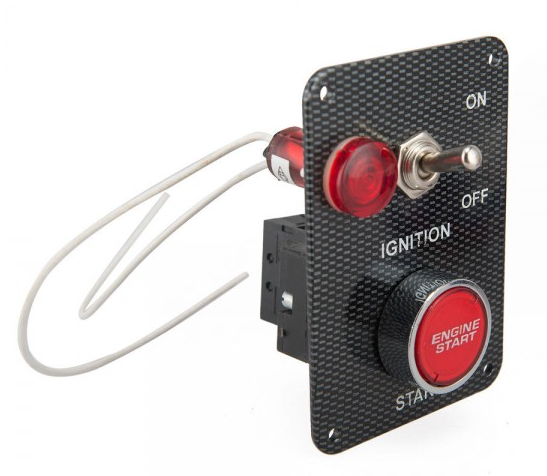 картинка Панель запуска (зажигания) ДВС 1 кнопка старта, 1 тумблер магазин  StreetTuning 