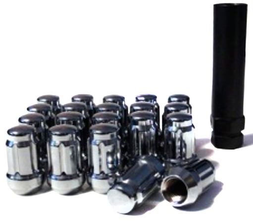 картинка Колесные гайки Starleks, М12 х 1.5, L-35 мм, серебряный, G69 магазин  StreetTuning 