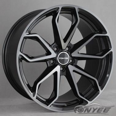картинка Новые диски HRE S201 Replika R19 5X112 ET40 J9,5, черные + серебро магазин  StreetTuning 