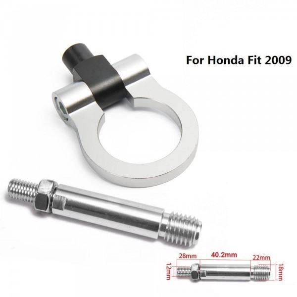 картинка Буксировочное кольцо для Honda Fit 2009, серебряное магазин  StreetTuning 