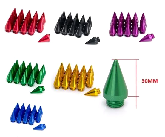 картинка Комплект наконечников для гаект Blox , зеленые магазин  StreetTuning 