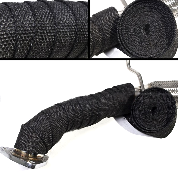 картинка Термолента для выпускного коллектора Epman черная магазин  StreetTuning 