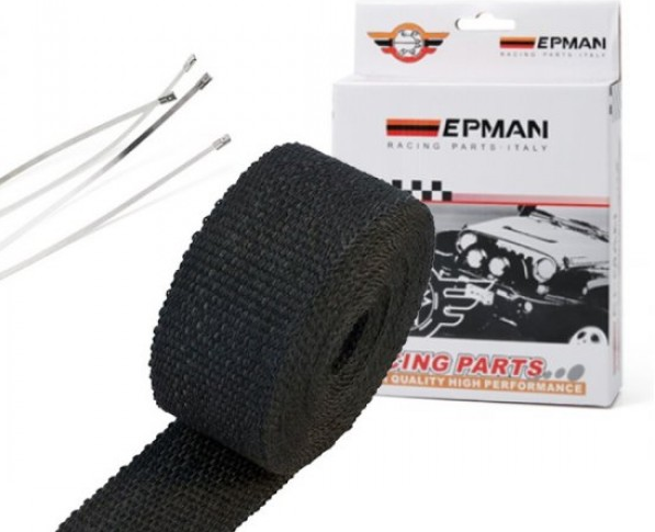 картинка Термолента для выпускного коллектора Epman черная магазин  StreetTuning 