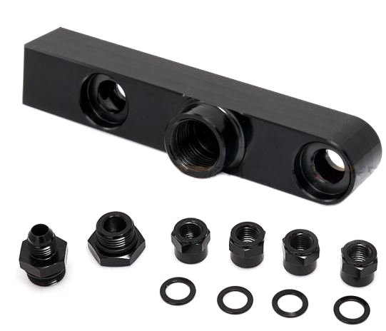 картинка Двойной брегет Epman для установки 2-ух топливных насосов 60 мм , черный. магазин  StreetTuning 