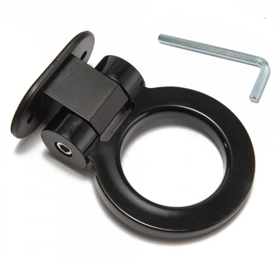 картинка Буксировочная петля декоративная, черная магазин  StreetTuning 