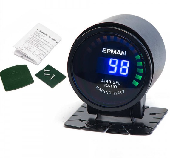 картинка Датчик топливной смеси Epman (52 мм цифровое табло) магазин  StreetTuning 