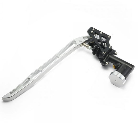 картинка Ручник гидравлический фрезерованный EPMAN, серебро, 402 мм магазин  StreetTuning 