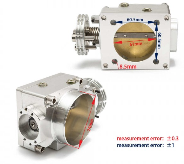 картинка Дроссельная заслонка для Nissan Silvia SR20 S13 S14 S15 SR20DET 200SX 240SX магазин  StreetTuning 
