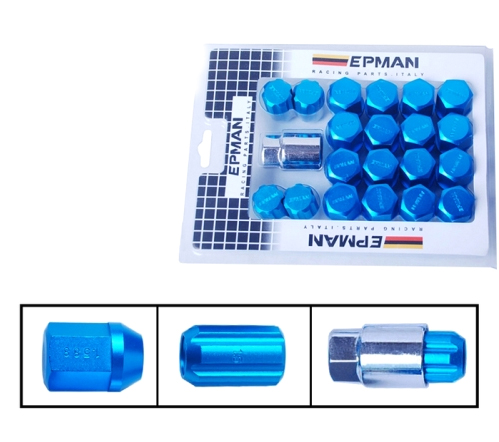картинка Комплект гаек EPMAN RACING RS, синие М12 х 1.25 магазин  StreetTuning 