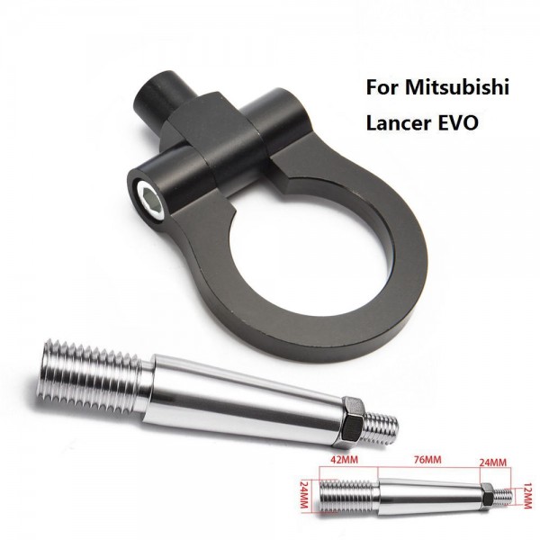 картинка Буксировочное кольцо для Mitsubishi Lancer EVO, черное магазин  StreetTuning 