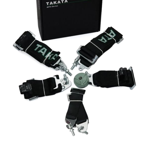 картинка Ремень безопасности 6-ти точечный TAKATA Style, черный магазин  StreetTuning 