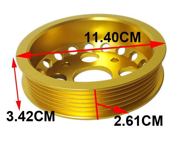 картинка Облегченные шкивы для Nissan, Infiniti,  золотой магазин  StreetTuning 