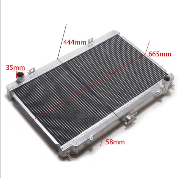 картинка Радиатор для Nissan Silvia S14 S15 240SX 200SX SR20DET 674mm*440mm*41mm магазин  StreetTuning 
