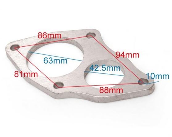 картинка Фланец для Mitsubishi EVO 1 2 3 DSM VR4 магазин  StreetTuning 