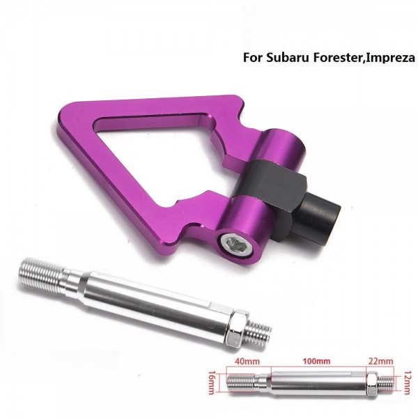 картинка Буксировочный крюк "Стрелка" для Subaru Forester/Impreza, фиолетовый магазин  StreetTuning 