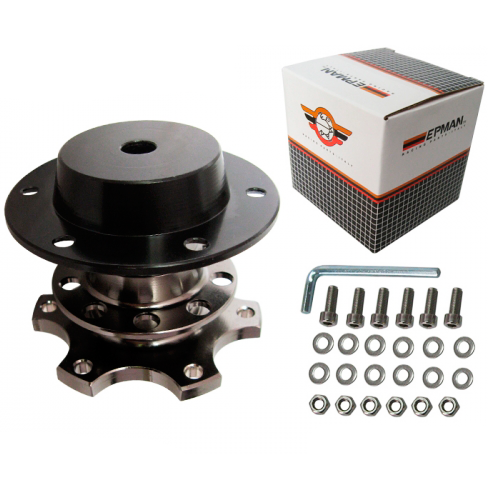 картинка Быстросъемная муфта для спортивного руля Epman CA0011T, серебряного цвета магазин  StreetTuning 